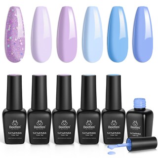 Foto 1 | Set de Esmaltes de Uñas en Gel con Forma de Escarabajos 6 Colores - Venta Internacional