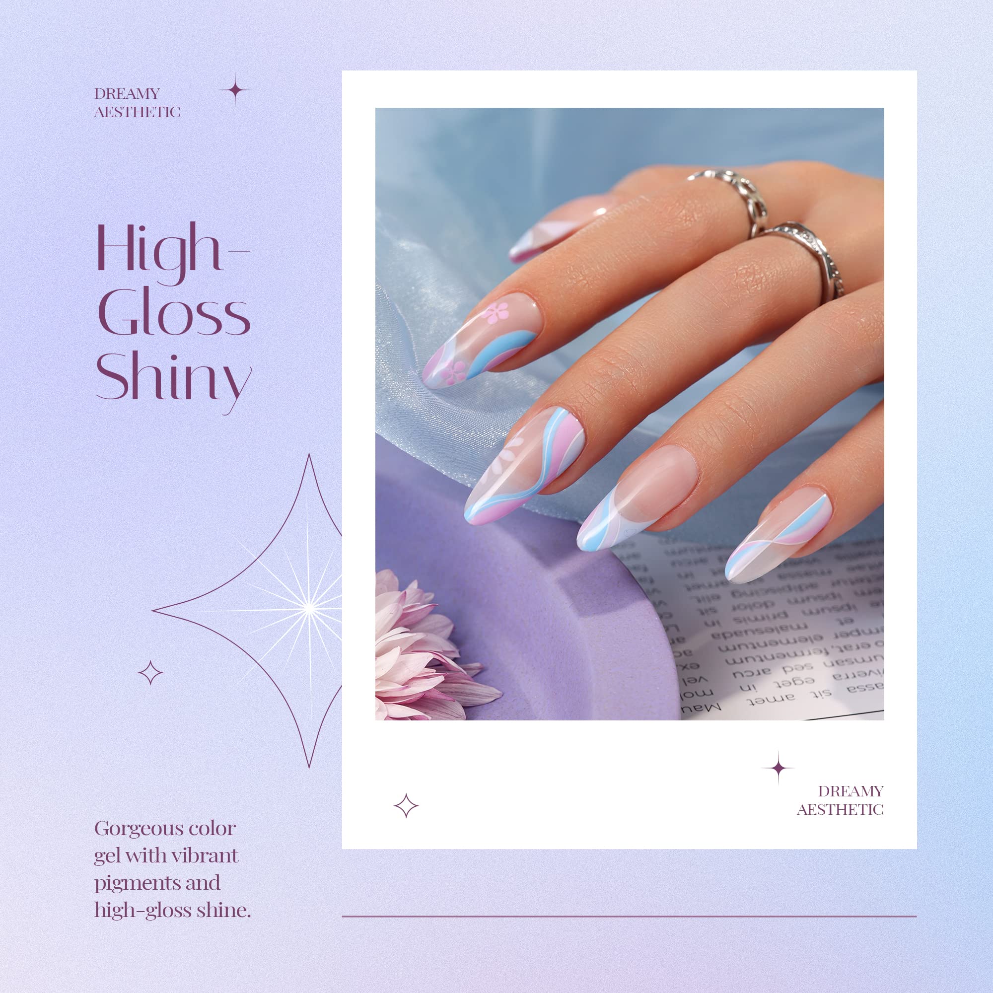 Foto 5 | Set de Esmaltes de Uñas en Gel con Forma de Escarabajos 6 Colores - Venta Internacional