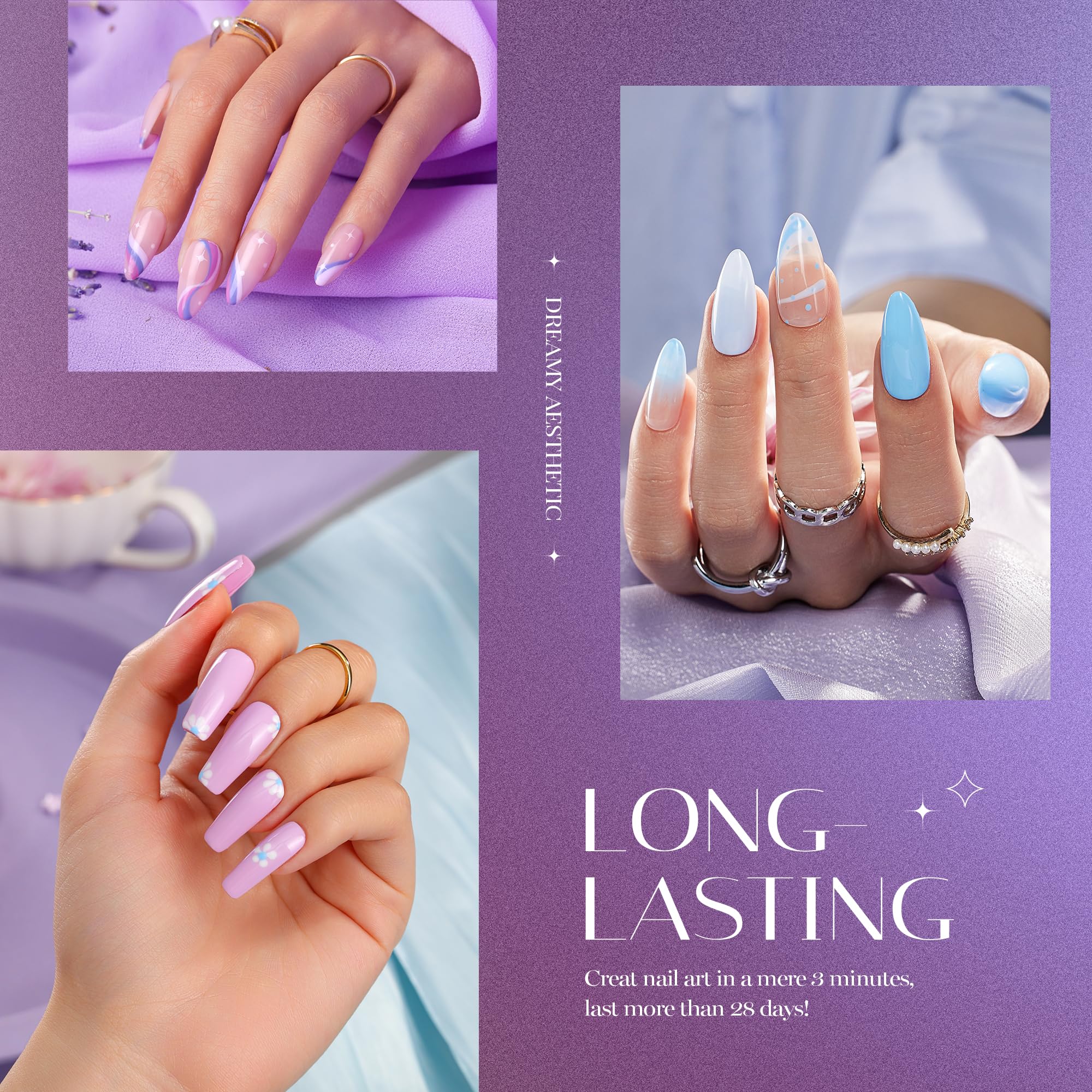 Foto 6 | Set de Esmaltes de Uñas en Gel con Forma de Escarabajos 6 Colores - Venta Internacional