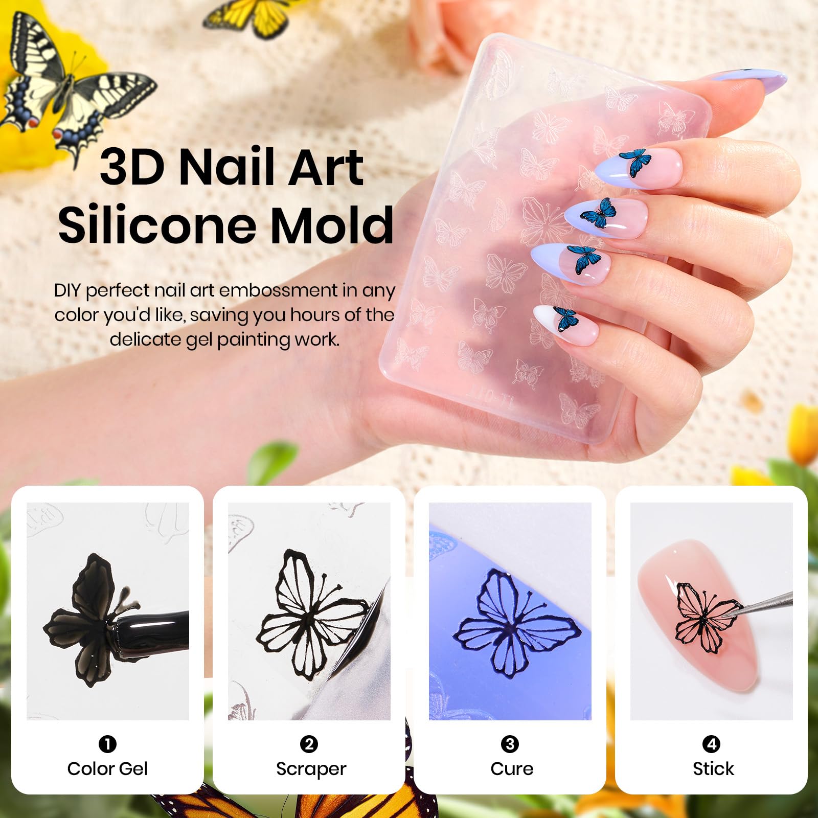 Foto 2 | Set De Esmaltes De Uñas Beetles Cat Eye Gel, 15 Colores Con Base Y Capa Superior - Venta Internacional.