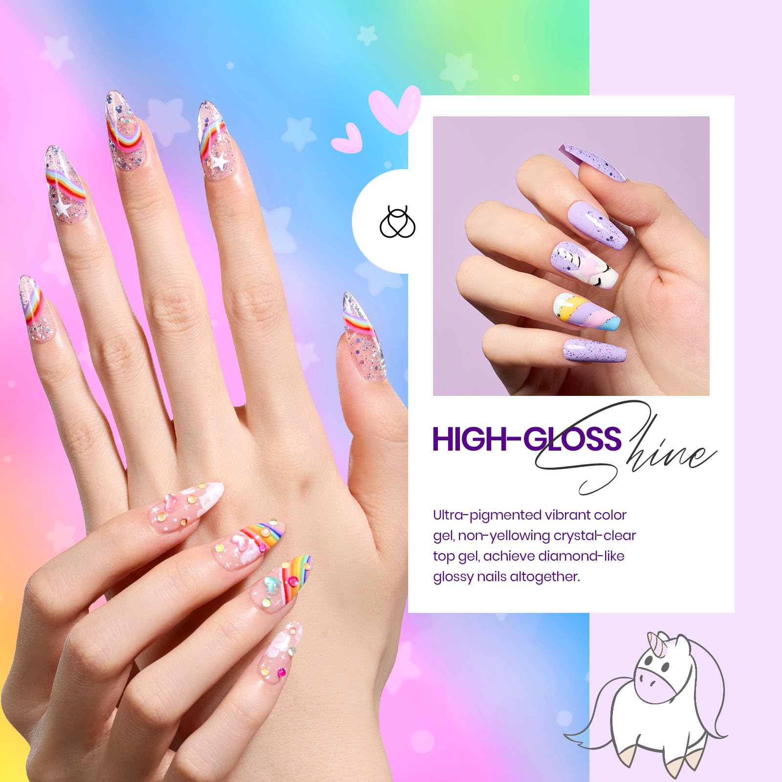Foto 6 pulgar | Set De Esmaltes De Uñas Beetles Pastel Gel, 24 Unidades, Con Capa Superior Y Base - Venta Internacional.