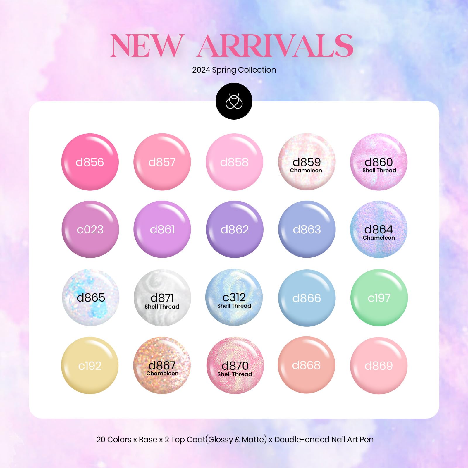 Foto 4 pulgar | Set De Esmaltes De Uñas En Gel Beetles, 24 Colores, 5 Ml, Con Capa Base - Venta Internacional.