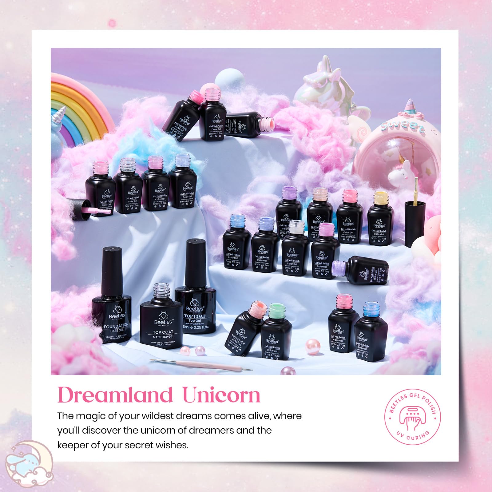 Foto 5 pulgar | Set De Esmaltes De Uñas En Gel Beetles, 24 Colores, 5 Ml, Con Capa Base - Venta Internacional.