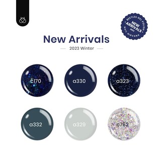 Foto 2 | Set de Esmaltes en Gel Beetles Blue 6 Colores - Venta Internacional
