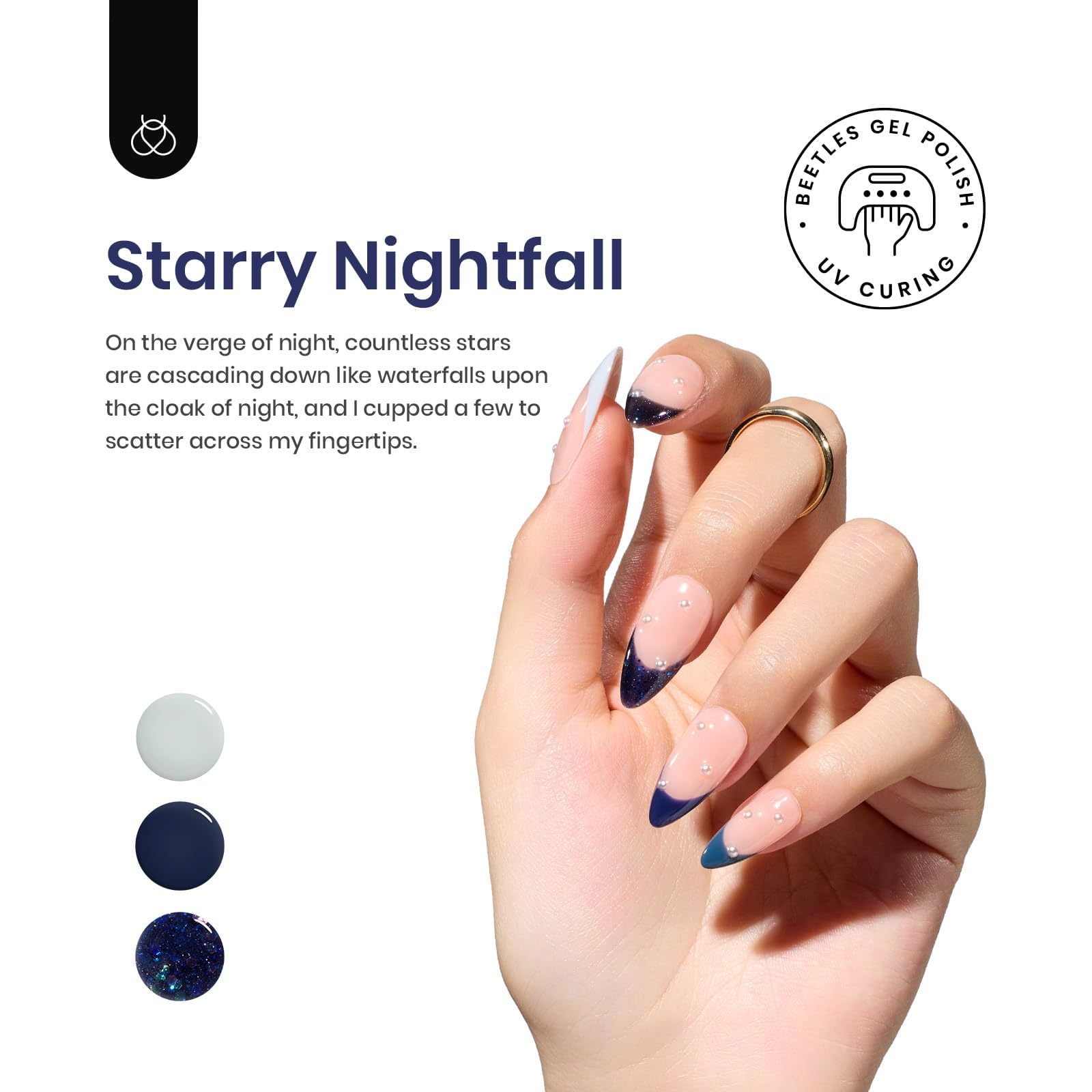 Foto 4 pulgar | Set de Esmaltes en Gel Beetles Blue 6 Colores - Venta Internacional