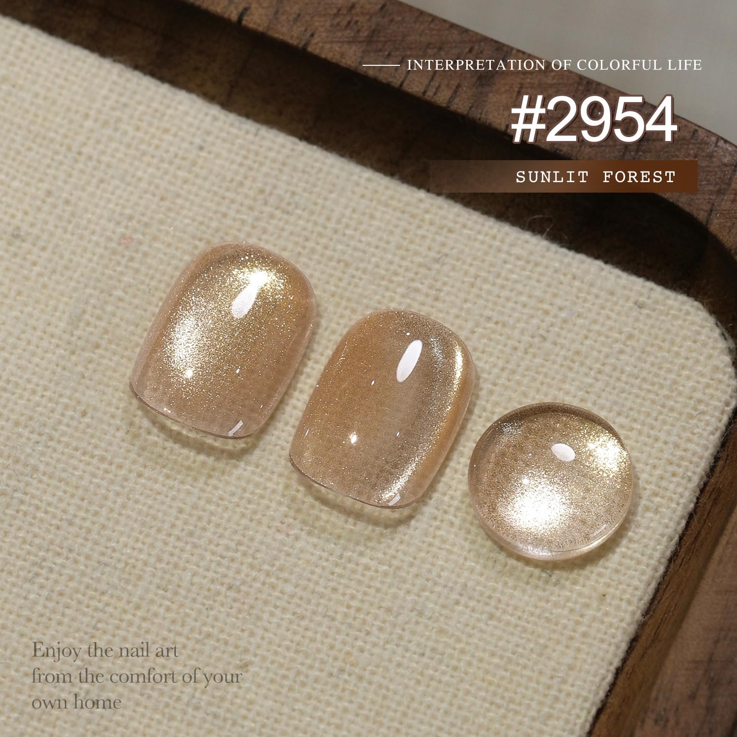 Foto 3 pulgar | Esmalte De Uñas Gaoy Jelly Gold Cat Eye Gel 16 Ml Con Imán 2954 - Venta Internacional.