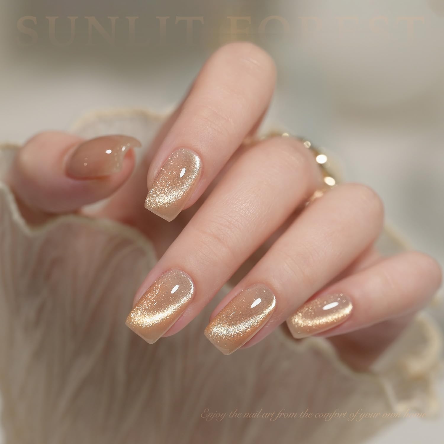 Foto 4 pulgar | Esmalte De Uñas Gaoy Jelly Gold Cat Eye Gel 16 Ml Con Imán 2954 - Venta Internacional.