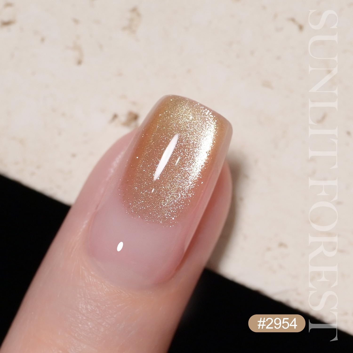 Foto 5 pulgar | Esmalte De Uñas Gaoy Jelly Gold Cat Eye Gel 16 Ml Con Imán 2954 - Venta Internacional.