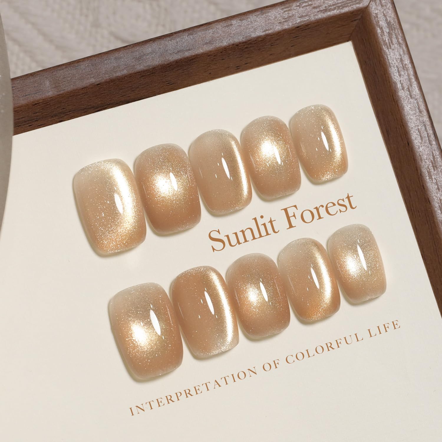 Foto 6 | Esmalte De Uñas Gaoy Jelly Gold Cat Eye Gel 16 Ml Con Imán 2954 - Venta Internacional.