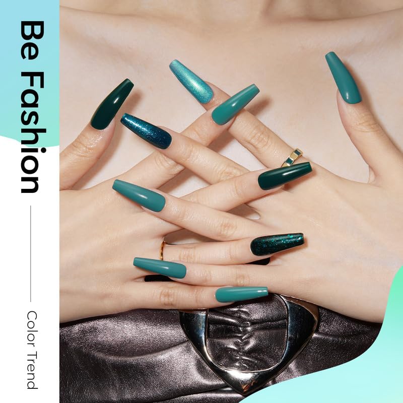 Foto 5 | Set De Esmaltes De Uñas En Gel Modelones Ethereal Green, 6 Colores, 7 Ml - Venta Internacional.