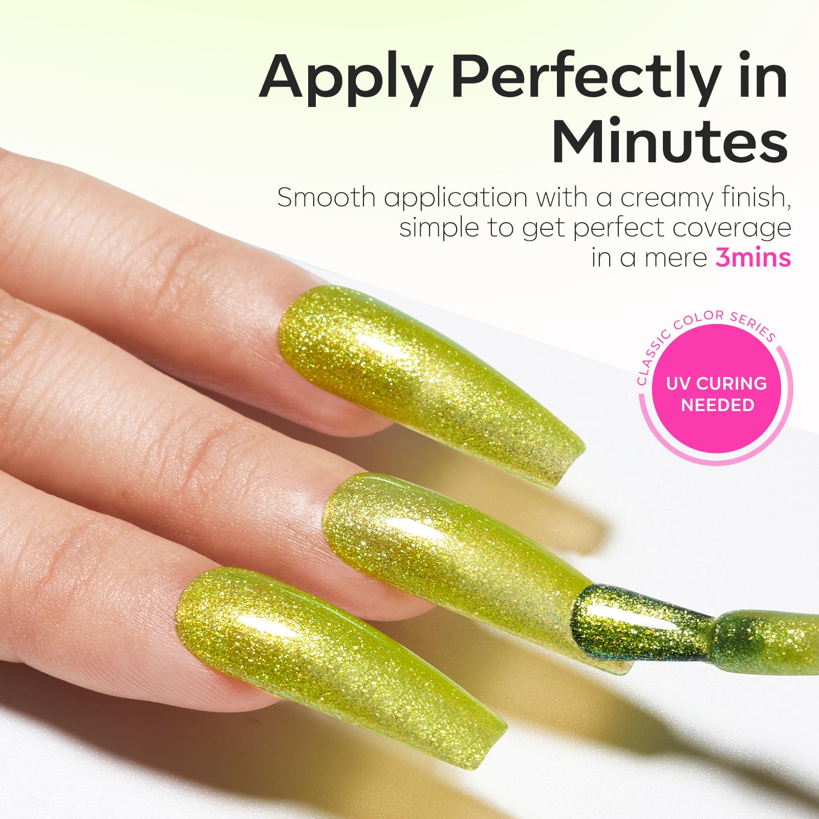Foto 5 | Set De Esmaltes De Uñas En Gel Modelones, 6 Colores Pastel Shimmer - Venta Internacional.