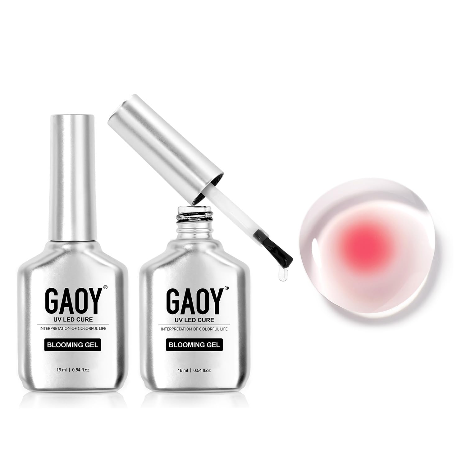 Esmalte De Uñas Blooming Gel Gaoy, 16 Ml, Gel Uv Transparente - Venta Internacional.
