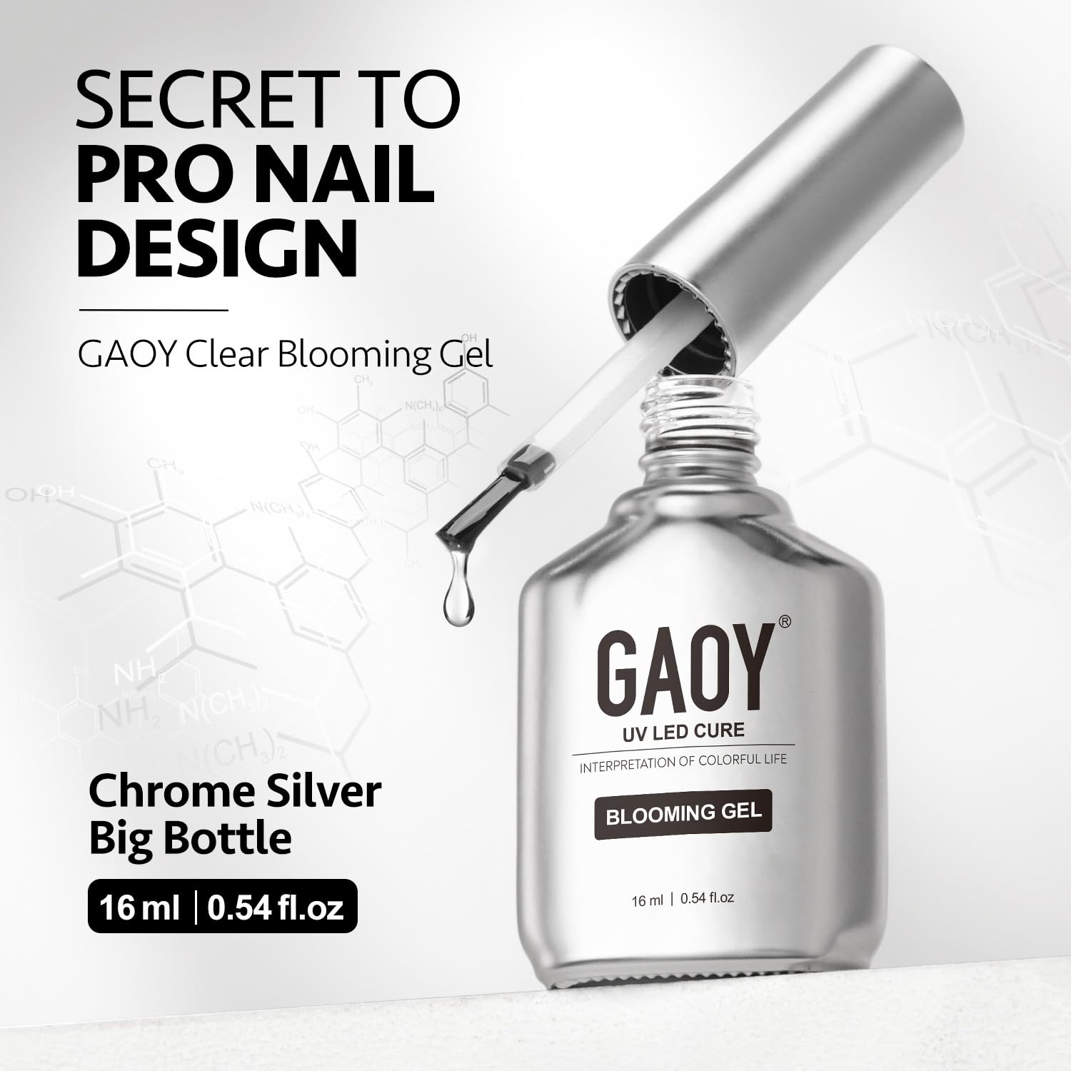 Foto 7 pulgar | Esmalte De Uñas Blooming Gel Gaoy, 16 Ml, Gel Uv Transparente - Venta Internacional.