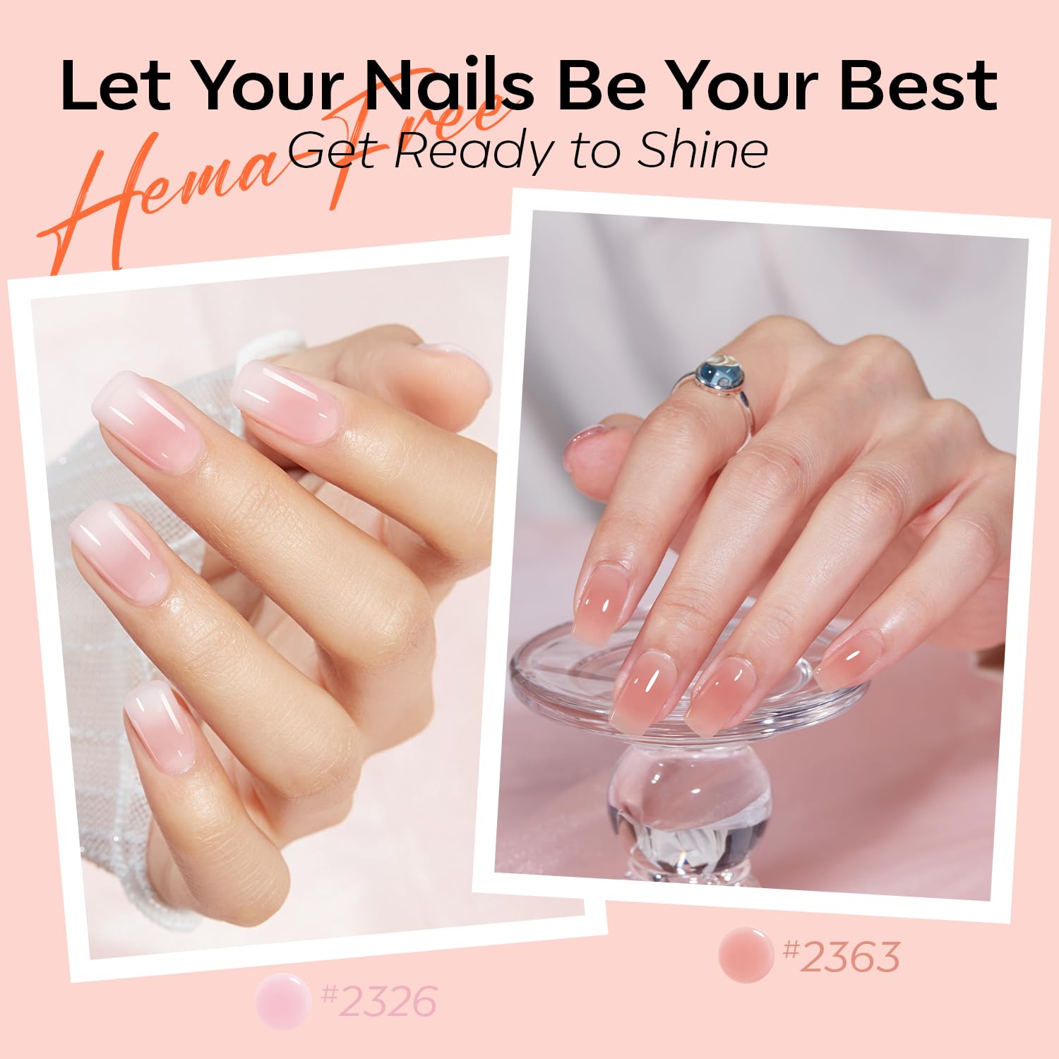 Foto 4 | Set De Esmaltes De Uñas En Gel Modelones Jelly Gel Polish 6 Colores - Venta Internacional.