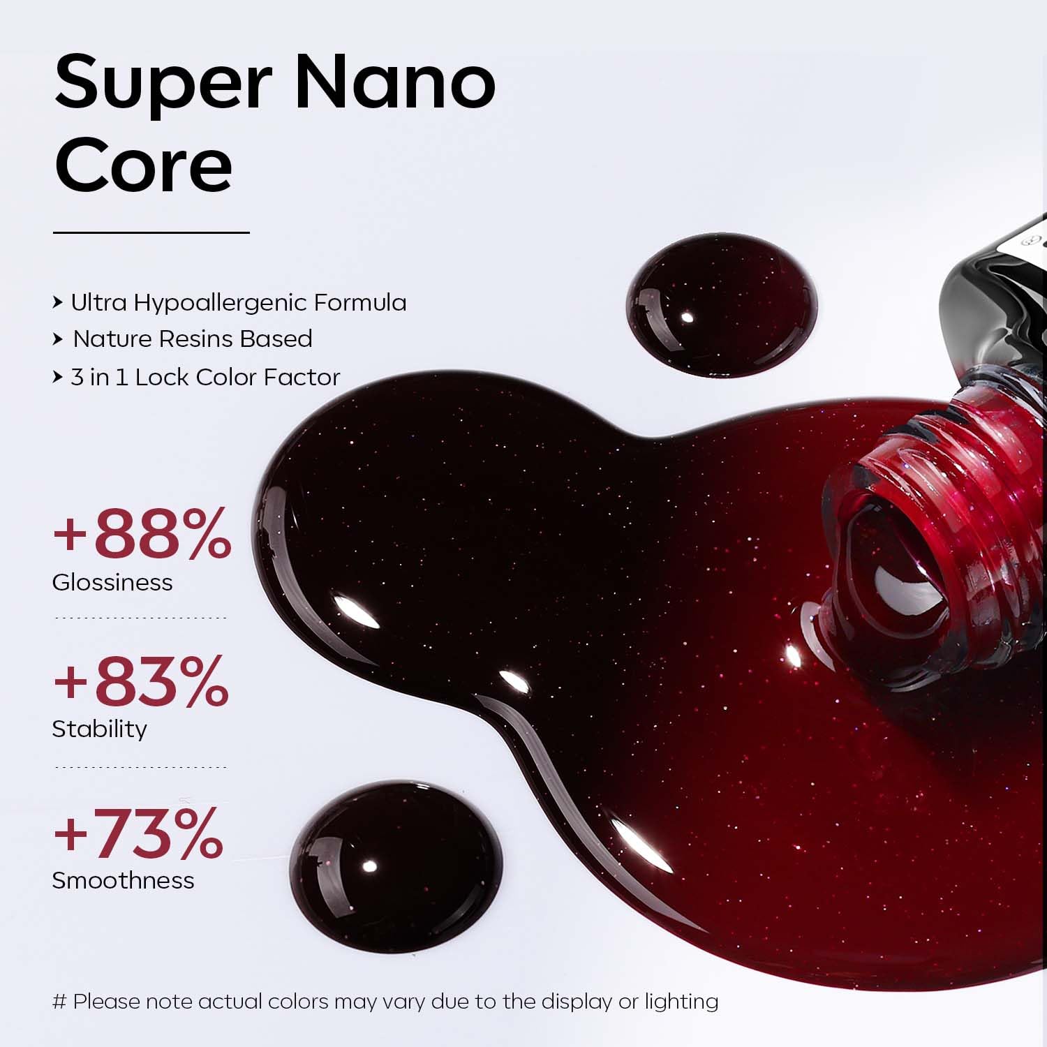 Foto 2 | Esmalte De Uñas En Gel Modelones Que Cambia De Color Rojo Burdeos, 15 Ml - Venta Internacional.