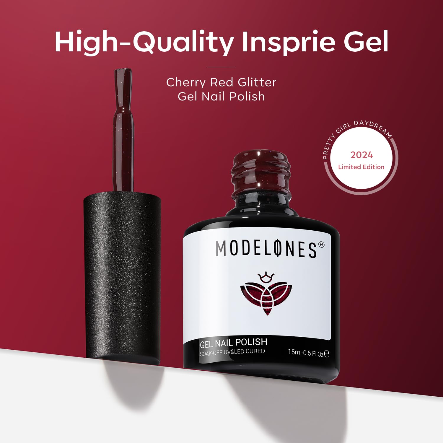 Foto 7 | Esmalte De Uñas En Gel Modelones Que Cambia De Color Rojo Burdeos, 15 Ml - Venta Internacional.