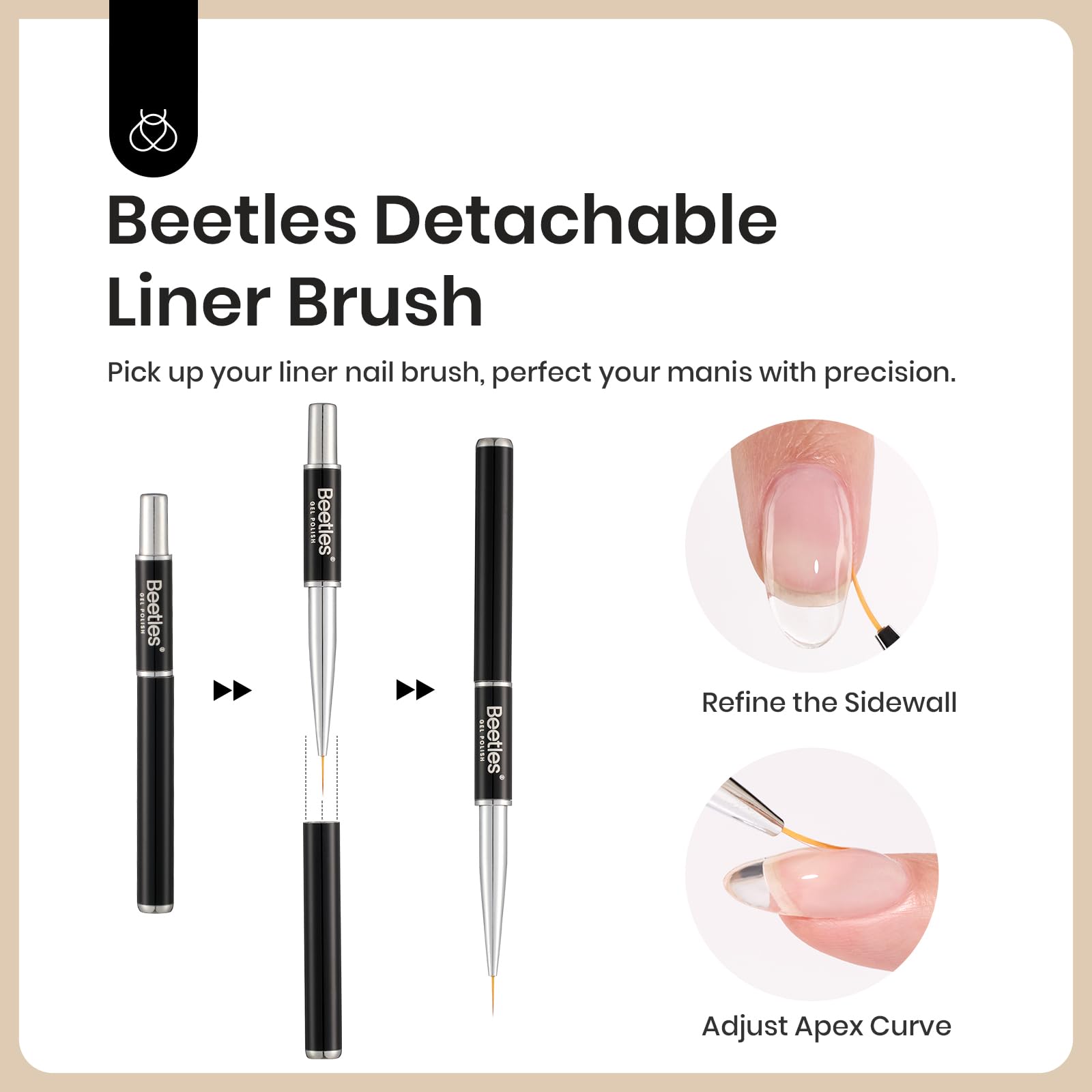 Foto 7 | Set De Esmaltes Para Uñas Beetles Builder Gel Para Uñas Y Gel Floreciente - Venta Internacional.