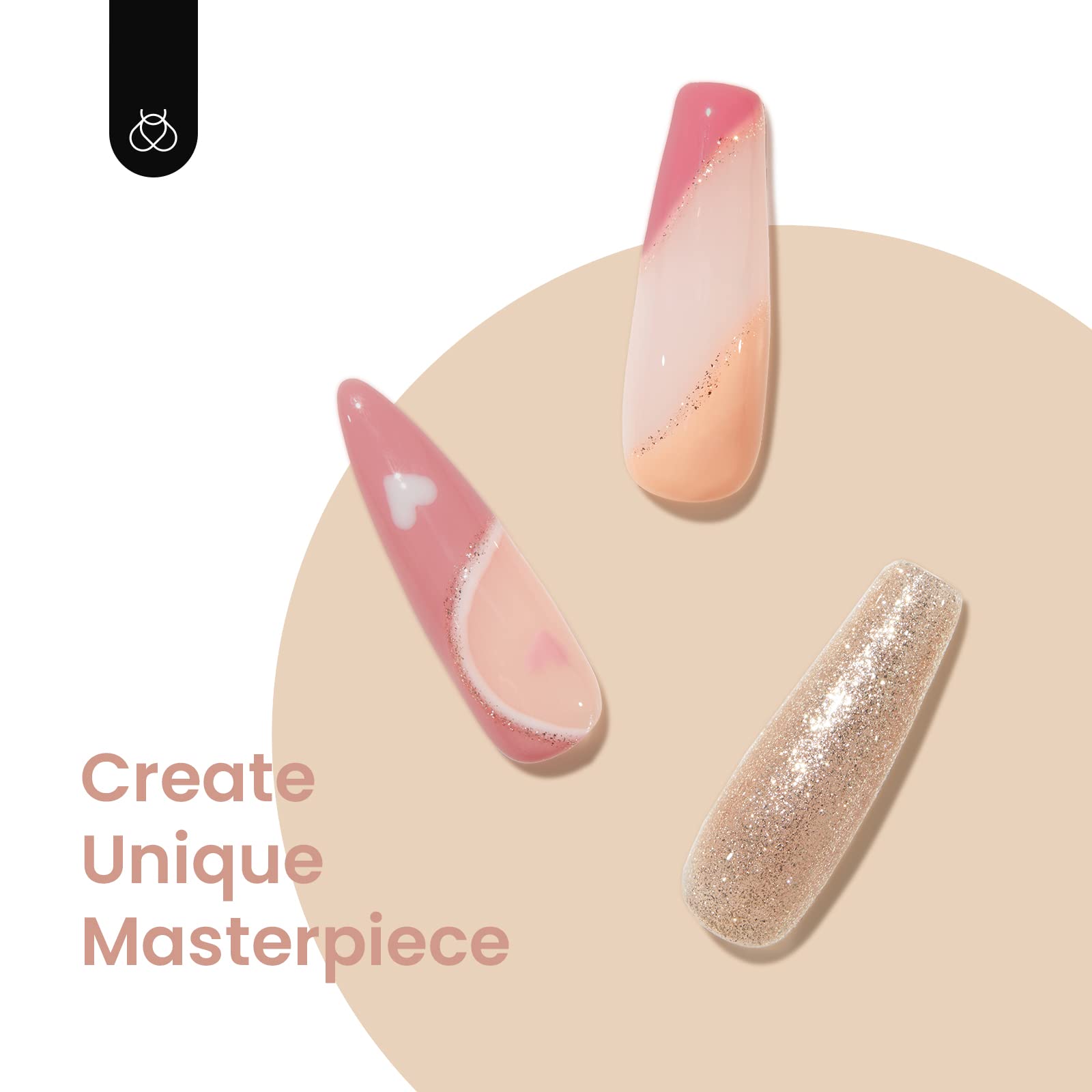 Foto 5 pulgar | Set De Esmaltes En Gel Beetles Desert Rose Collection, 6 Colores - Venta Internacional.