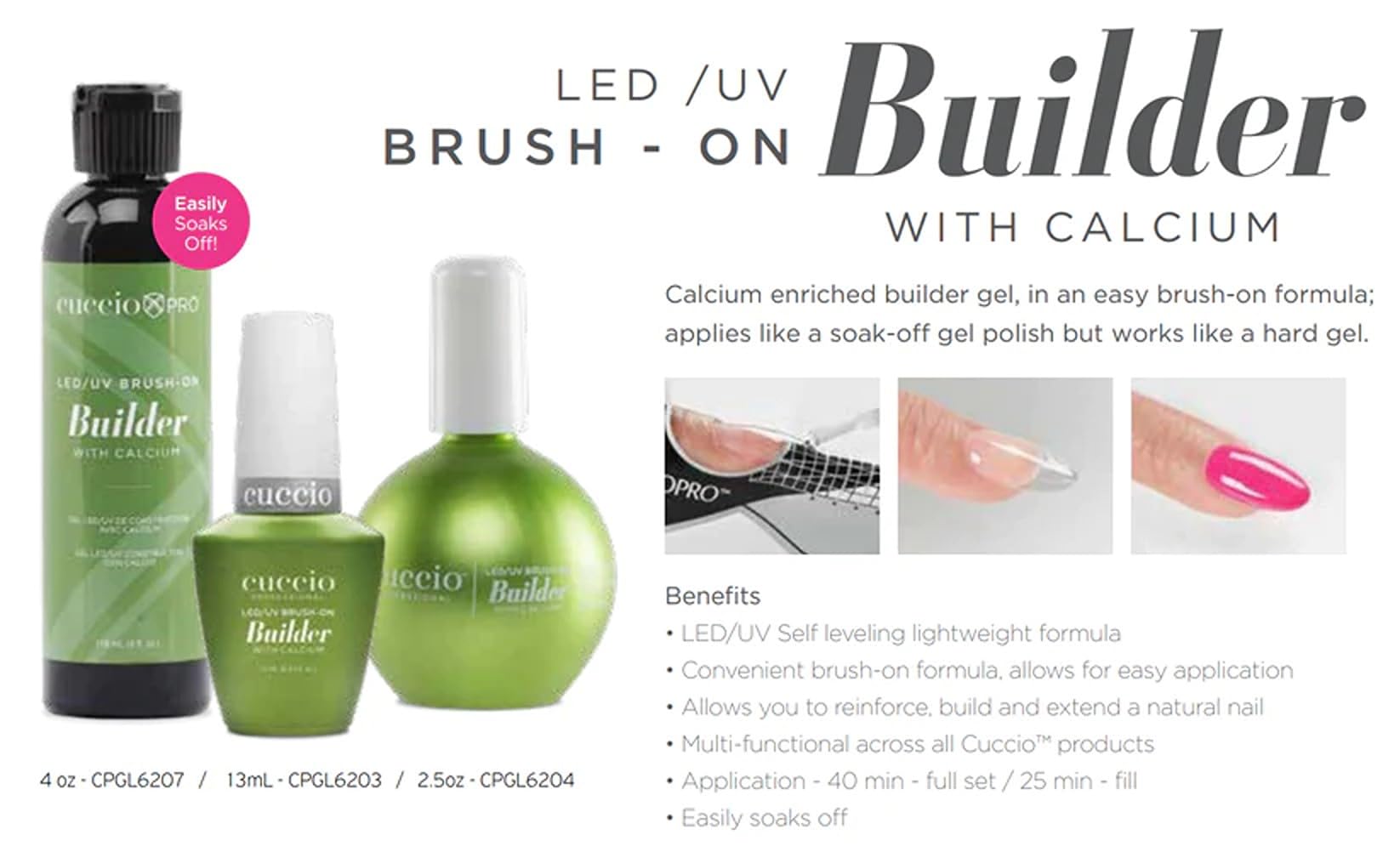 Foto 6 pulgar | Gel Constructor Cuccio Pro Brush-on Con Calcio, 120 Ml, Led Y Uv   - Venta Internacional.