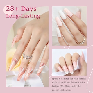 Foto 4 | Set de Esmaltes para Uñas de Gel Modelones 6 Colores Rosa Nude 7 ml c/u - Venta Internacional