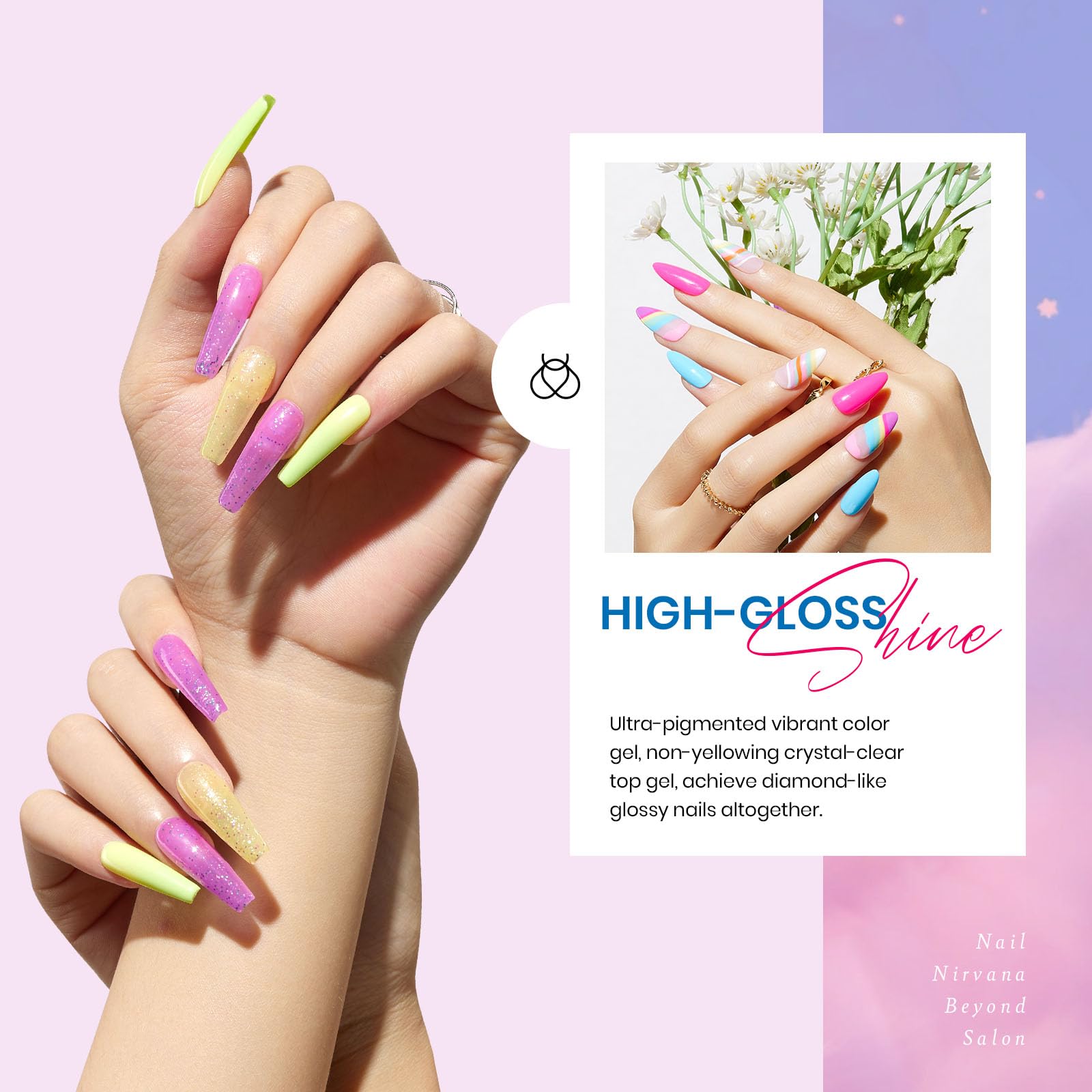 Foto 4 | Set De Esmaltes De Uñas En Gel Beetles Pastel, 39 Unidades Con Capa Superior Base - Venta Internacional.