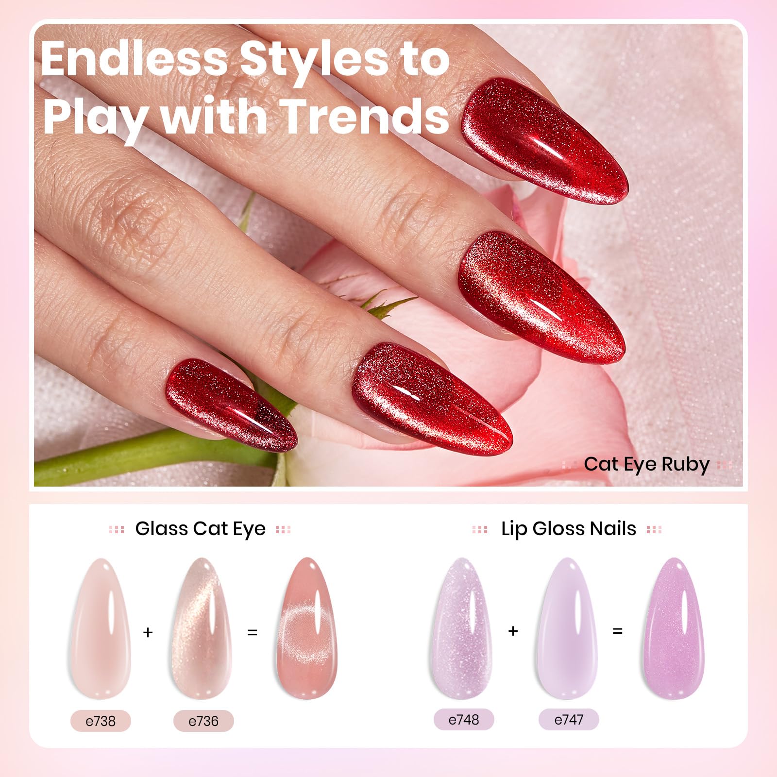Foto 5 pulgar | Set De Esmaltes De Uñas En Gel Beetles, 53 Unidades, 36 Colores - Venta Internacional.
