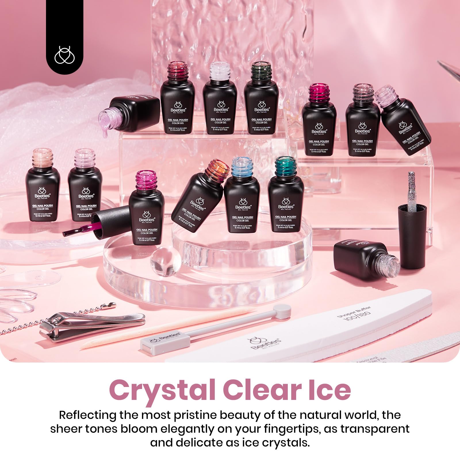 Foto 7 | Set De Esmaltes De Uñas En Gel Beetles, 53 Unidades, 36 Colores - Venta Internacional.