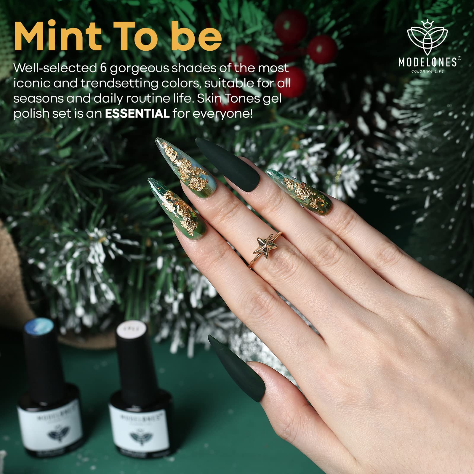 Foto 4 pulgar | Set De Esmaltes De Uñas En Gel Modelones, 6 Colores, 7 Ml, Soak Off - Venta Internacional.