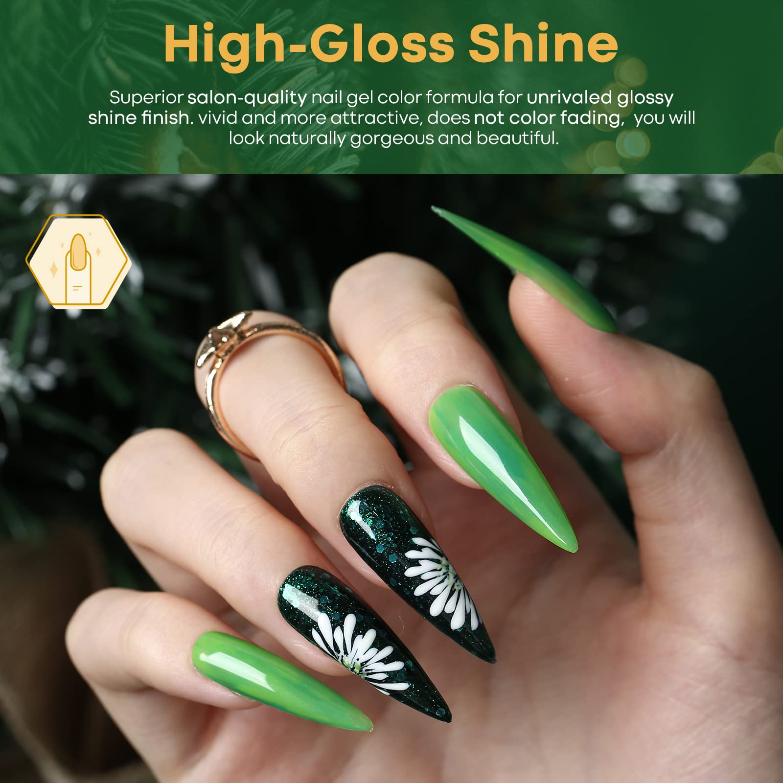 Foto 5 | Set De Esmaltes De Uñas En Gel Modelones, 6 Colores, 7 Ml, Soak Off - Venta Internacional.