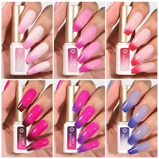 Foto 5 | Set De Esmaltes De Uñas En Gel Gaoy Color Changing, 6 Colores, 7,3 Ml - Venta Internacional.