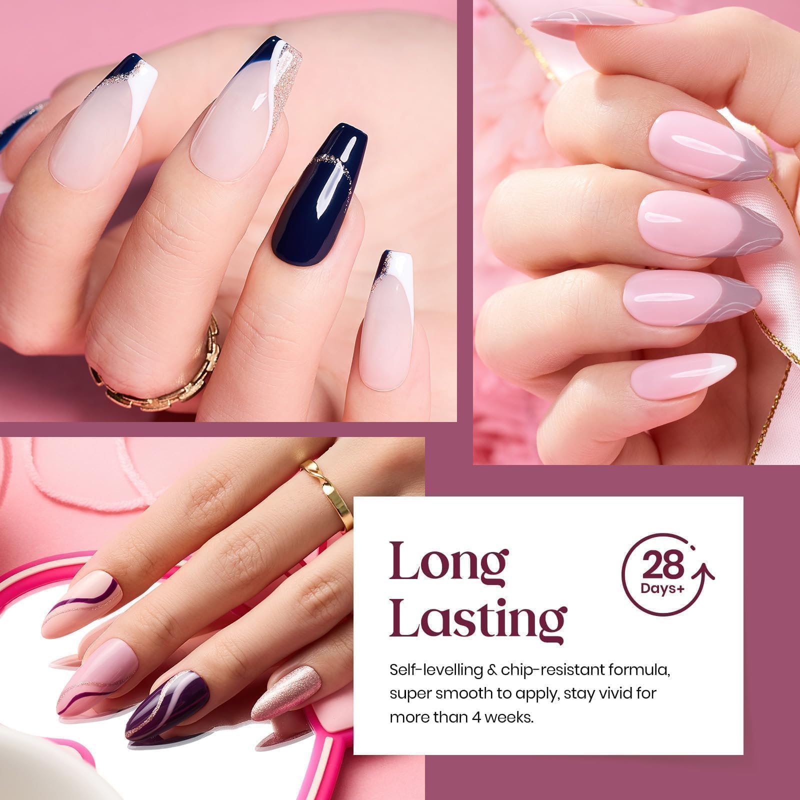 Foto 4 | Set De Esmaltes De Uñas En Gel Beetles, 20 Colores, Con Base Y Capa Superior - Venta Internacional.