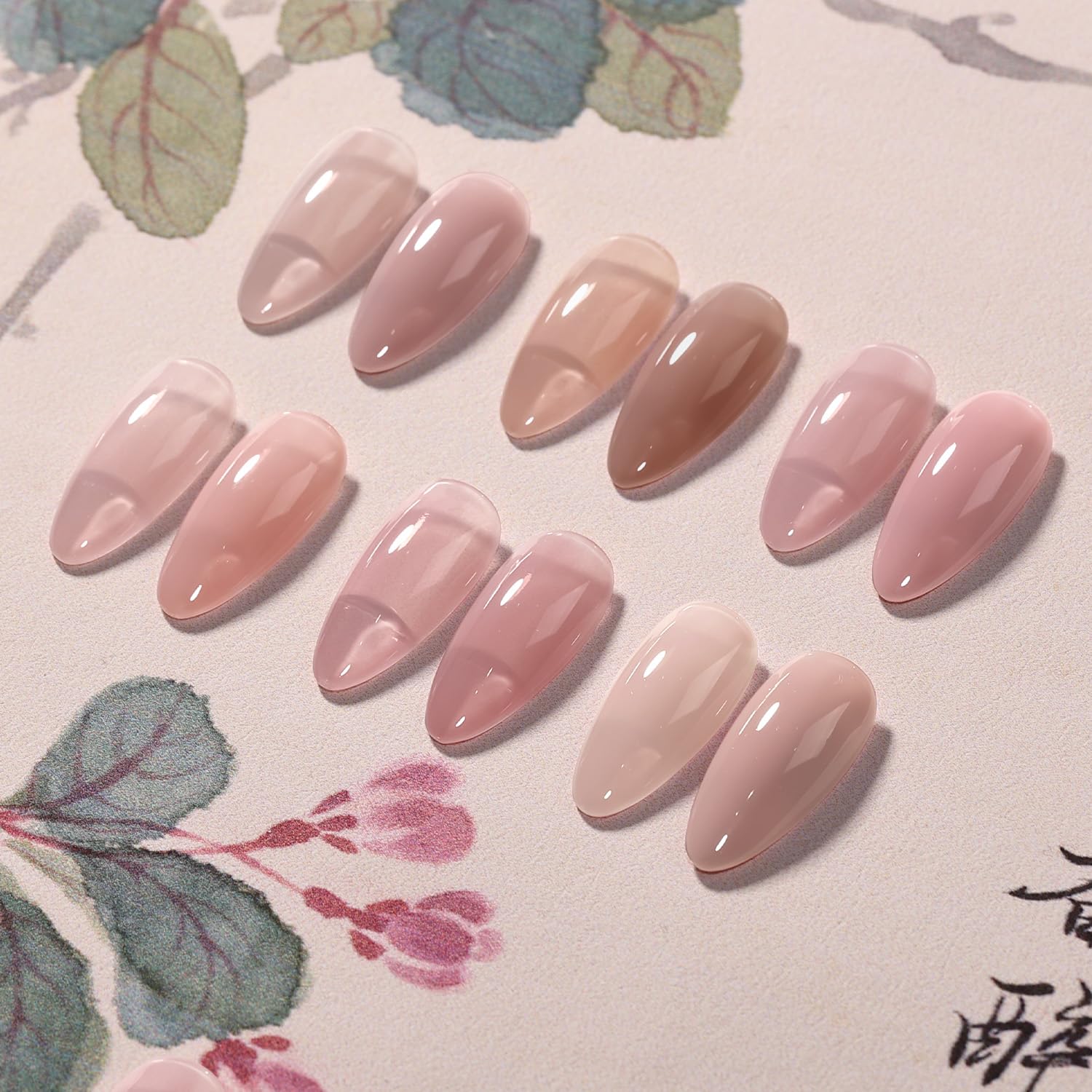 Foto 3 pulgar | Set De Esmaltes De Uñas Gaoy Jelly Nude Pink Gel 6 Colores, 7,3 Ml - Venta Internacional.