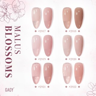 Foto 6 | Set De Esmaltes De Uñas Gaoy Jelly Nude Pink Gel 6 Colores, 7,3 Ml - Venta Internacional.