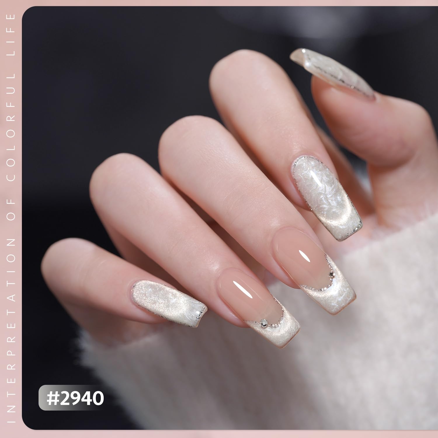 Foto 3 | Set De Esmaltes De Uñas Gaoy Pearl Glitter Cat Eye Gel 6 Colores, 7,3 Ml - Venta Internacional.