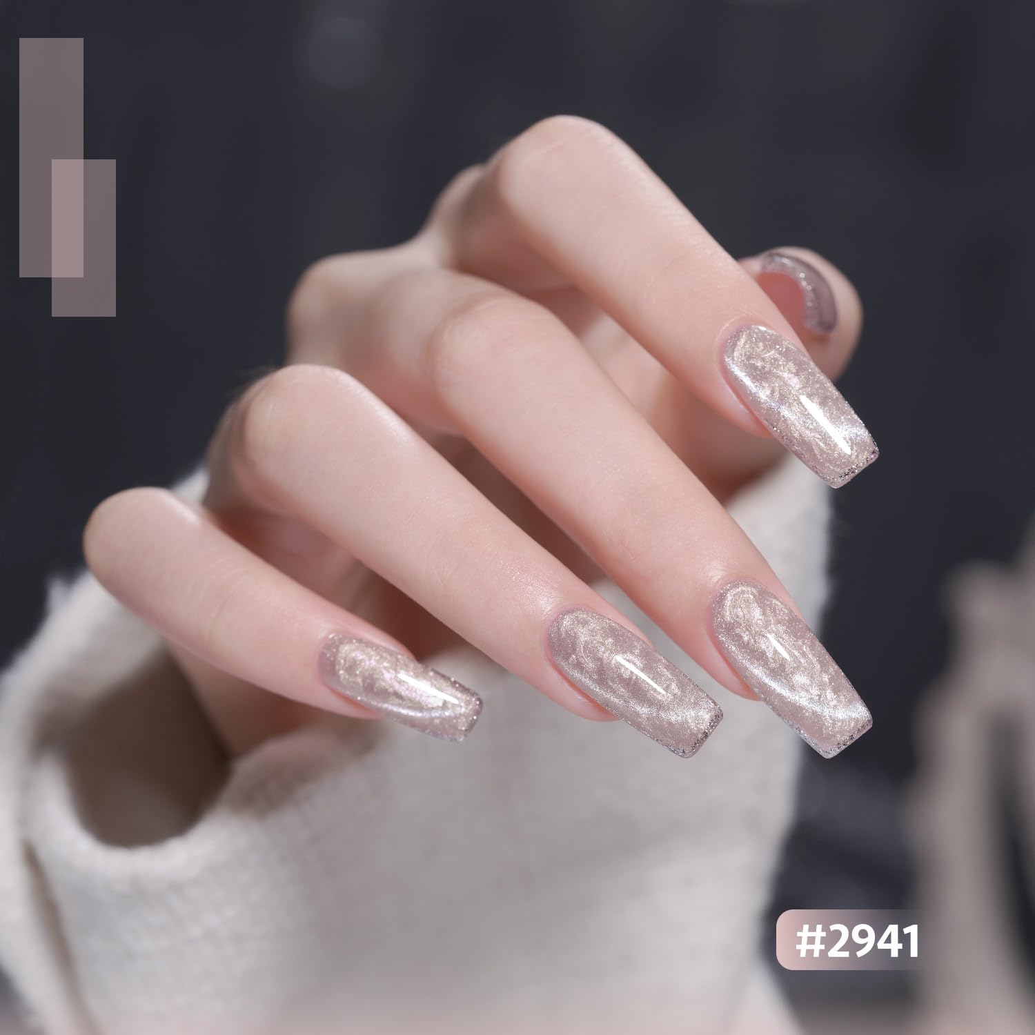 Foto 4 | Set De Esmaltes De Uñas Gaoy Pearl Glitter Cat Eye Gel 6 Colores, 7,3 Ml - Venta Internacional.