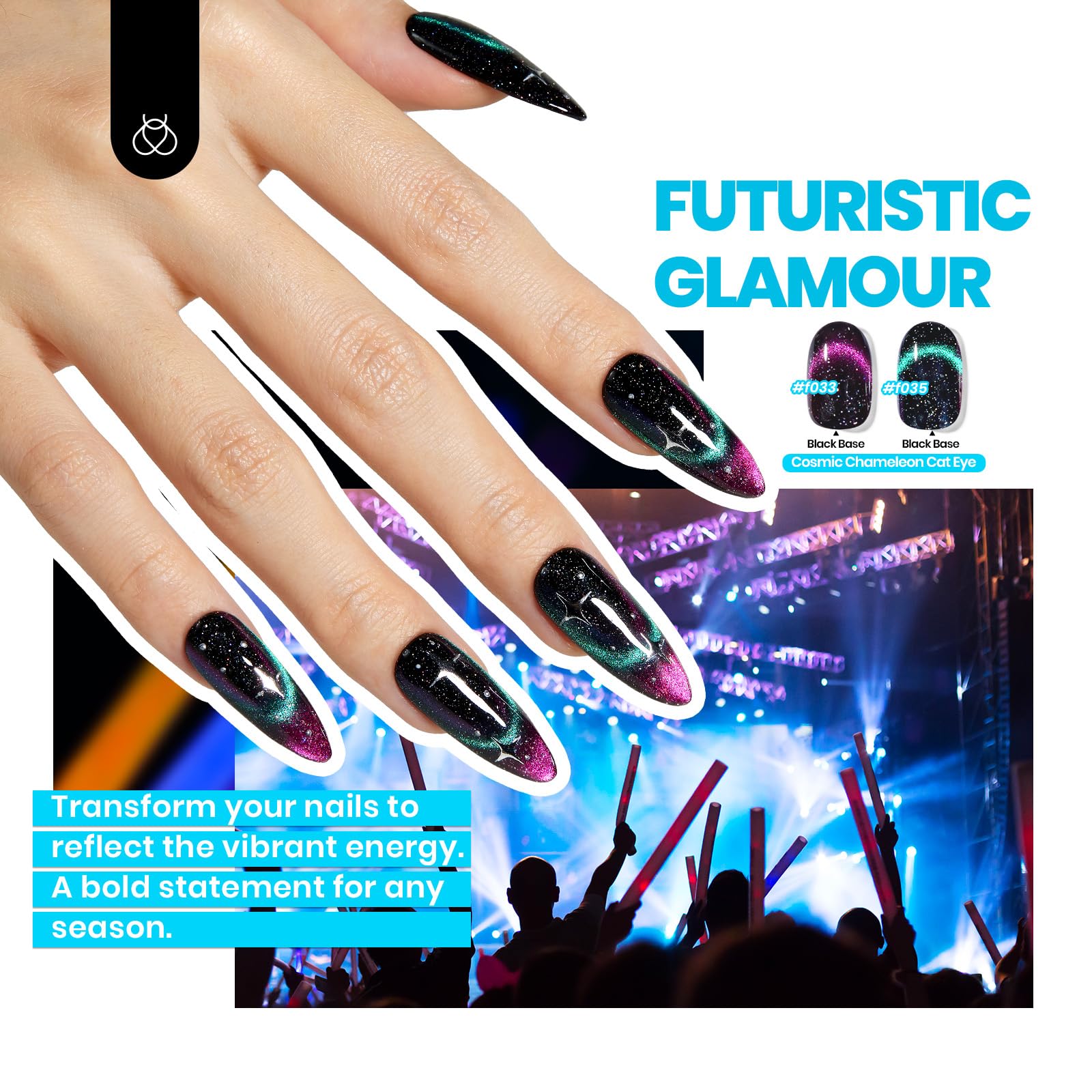 Foto 7 pulgar | Set De Esmaltes De Uñas Beetles Cat Eye Gel, 36 Colores Con Accesorio - Venta Internacional.