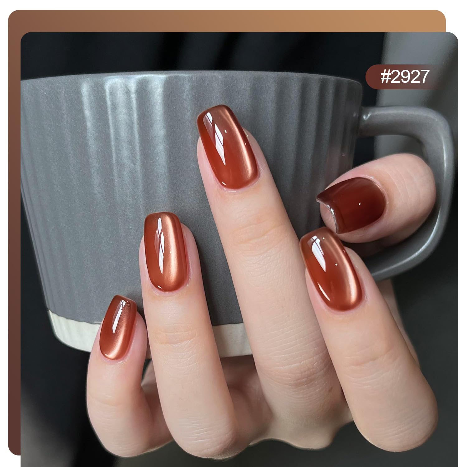 Foto 4 pulgar | Set De Esmaltes De Uñas Gaoy Silk Glitter Cat Eye Gel 6 Colores, 7,3 Ml - Venta Internacional.
