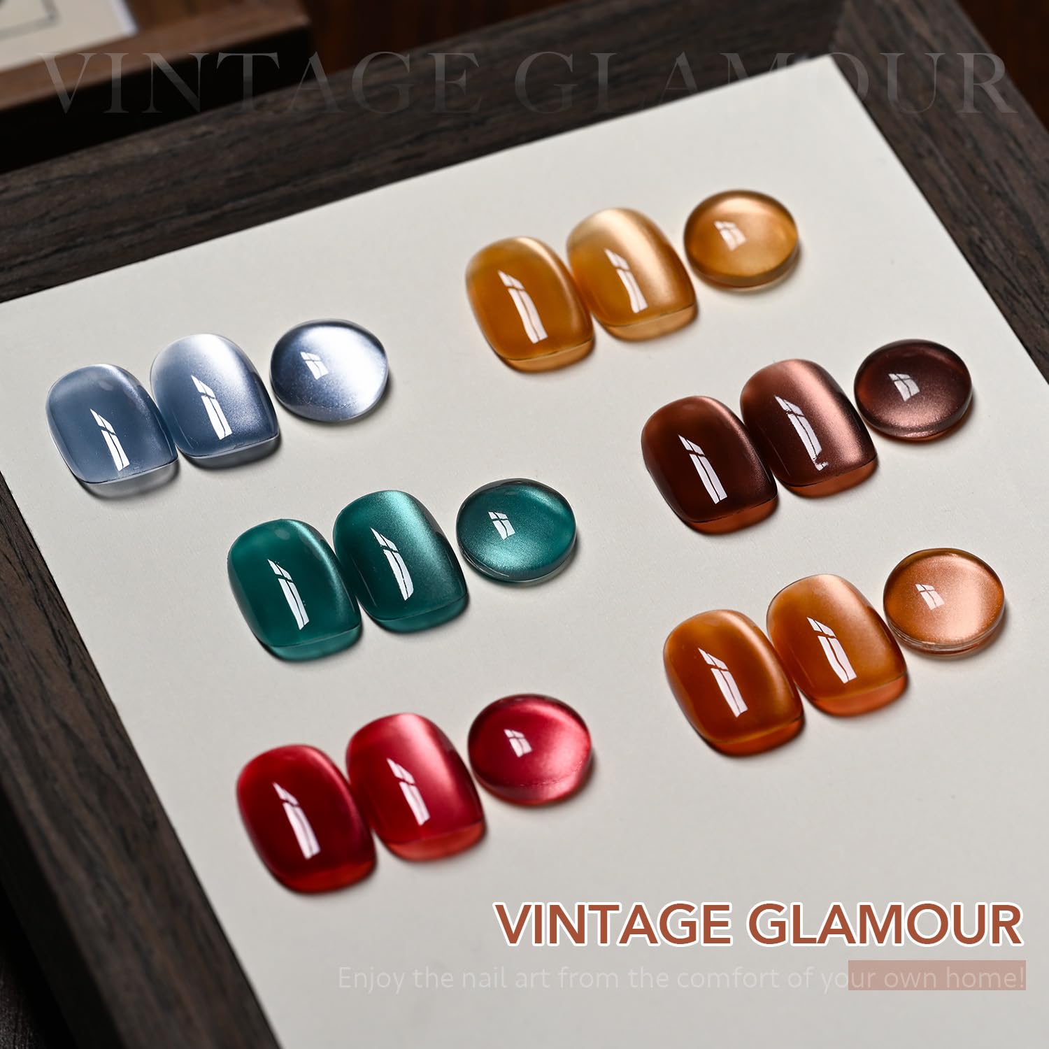 Foto 7 pulgar | Set De Esmaltes De Uñas Gaoy Silk Glitter Cat Eye Gel 6 Colores, 7,3 Ml - Venta Internacional.