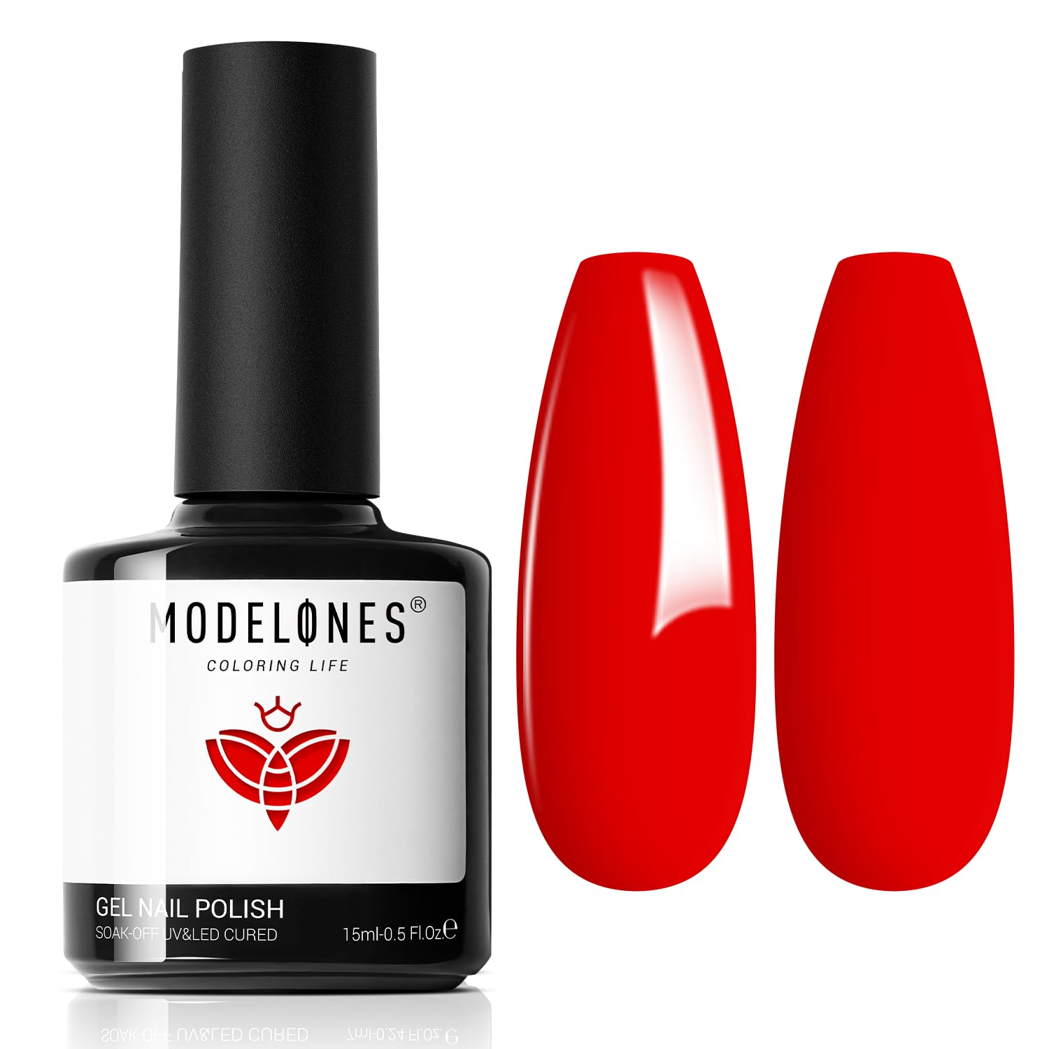 Foto 1 | Esmalte De Uñas En Gel Modelones, Rojo, 15 Ml, Diseño De Uñas Led Soak Off - Venta Internacional.