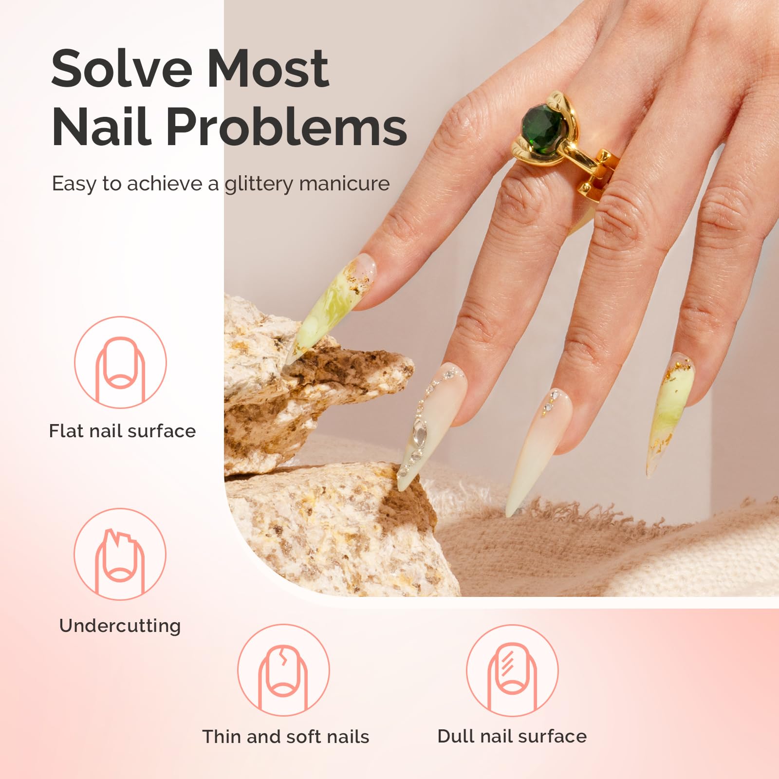 Foto 4 | Base De Uñas Builder Melodysusie En Gel Para Uñas Con Efecto Uv Soak Off - Venta Internacional.