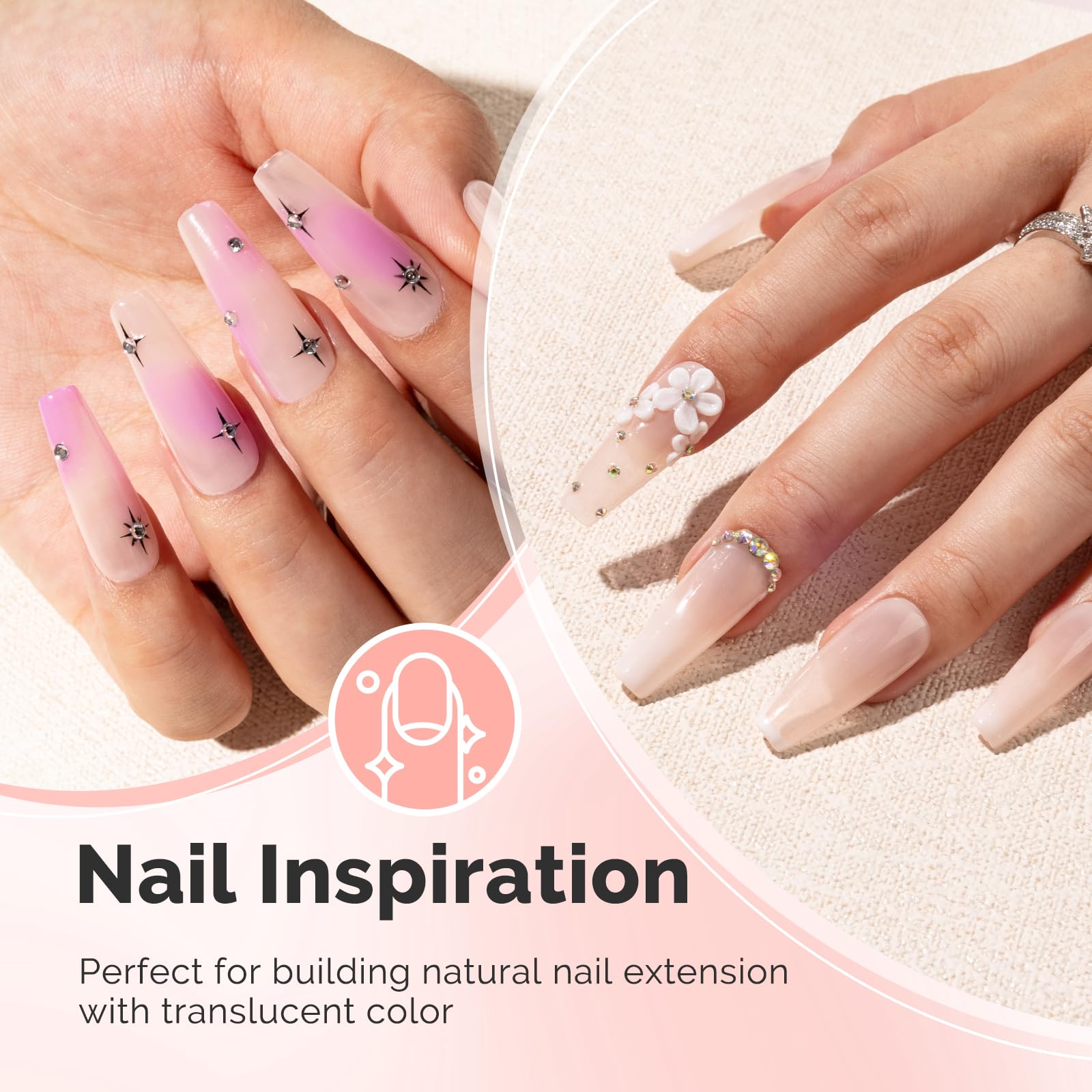 Foto 5 pulgar | Gel Base De Uñas Builder Melodysusie Nude Soak Off Uv - Venta Internacional.