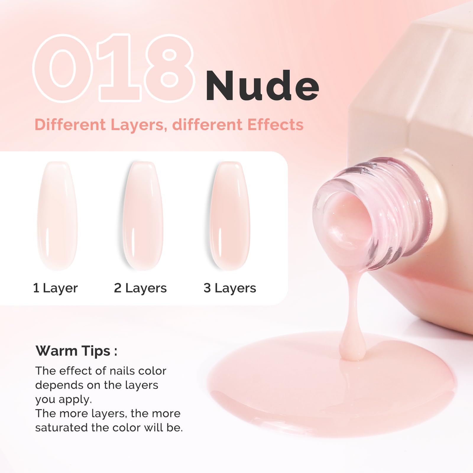 Foto 7 pulgar | Gel Base De Uñas Builder Melodysusie Nude Soak Off Uv - Venta Internacional.