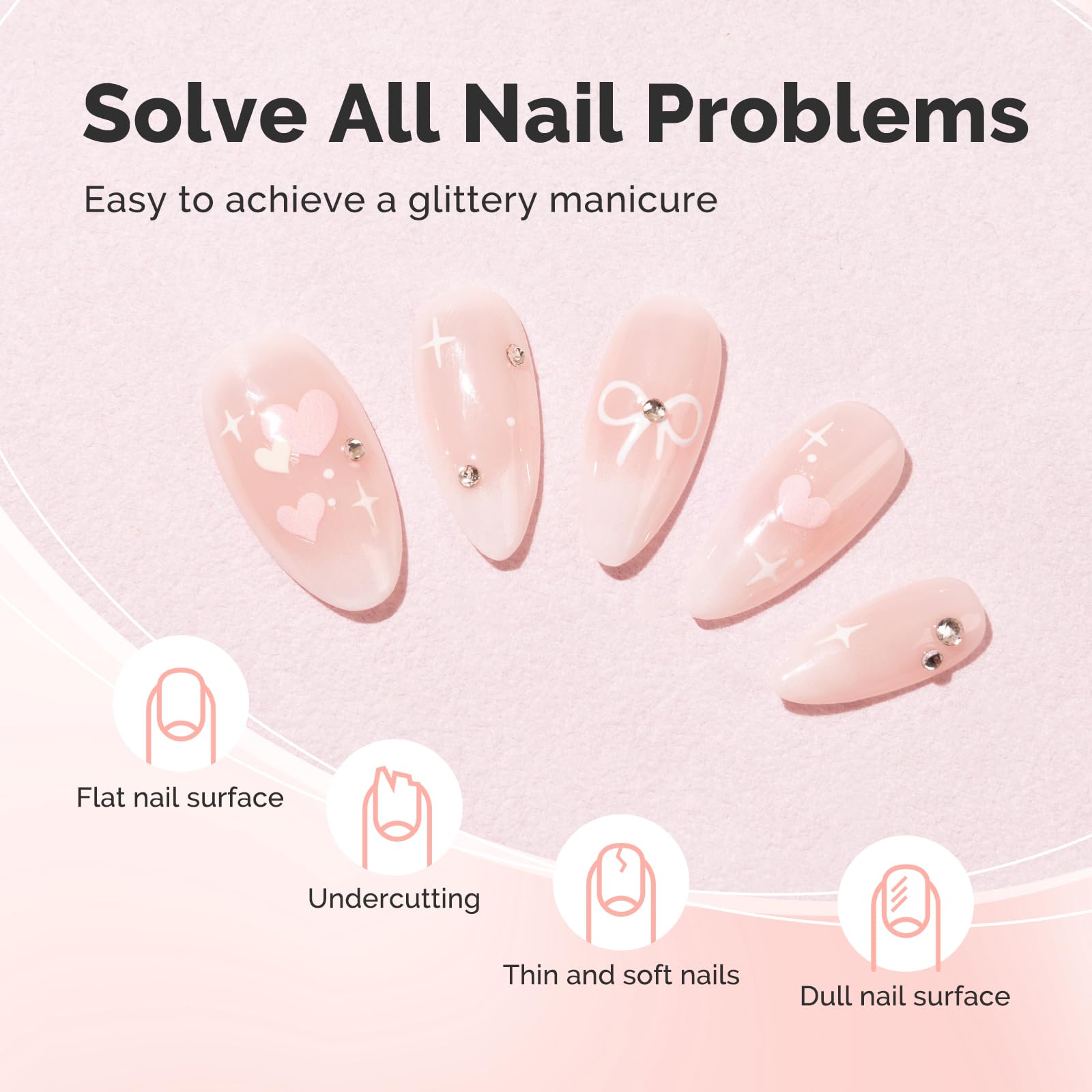 Foto 8 pulgar | Gel Base De Uñas Builder Melodysusie Nude Soak Off Uv - Venta Internacional.