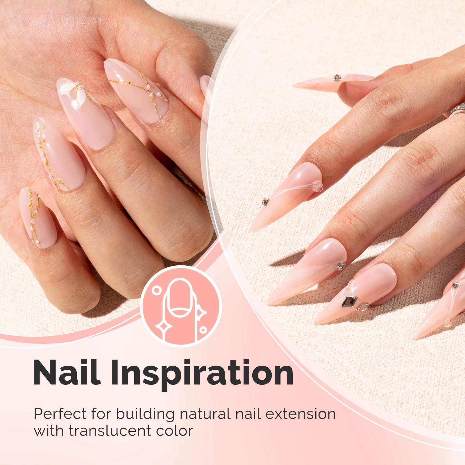 Foto 5 pulgar | Gel Base De Uñas Builder Melodysusie Nude Soak Off Uv - Venta Internacional.