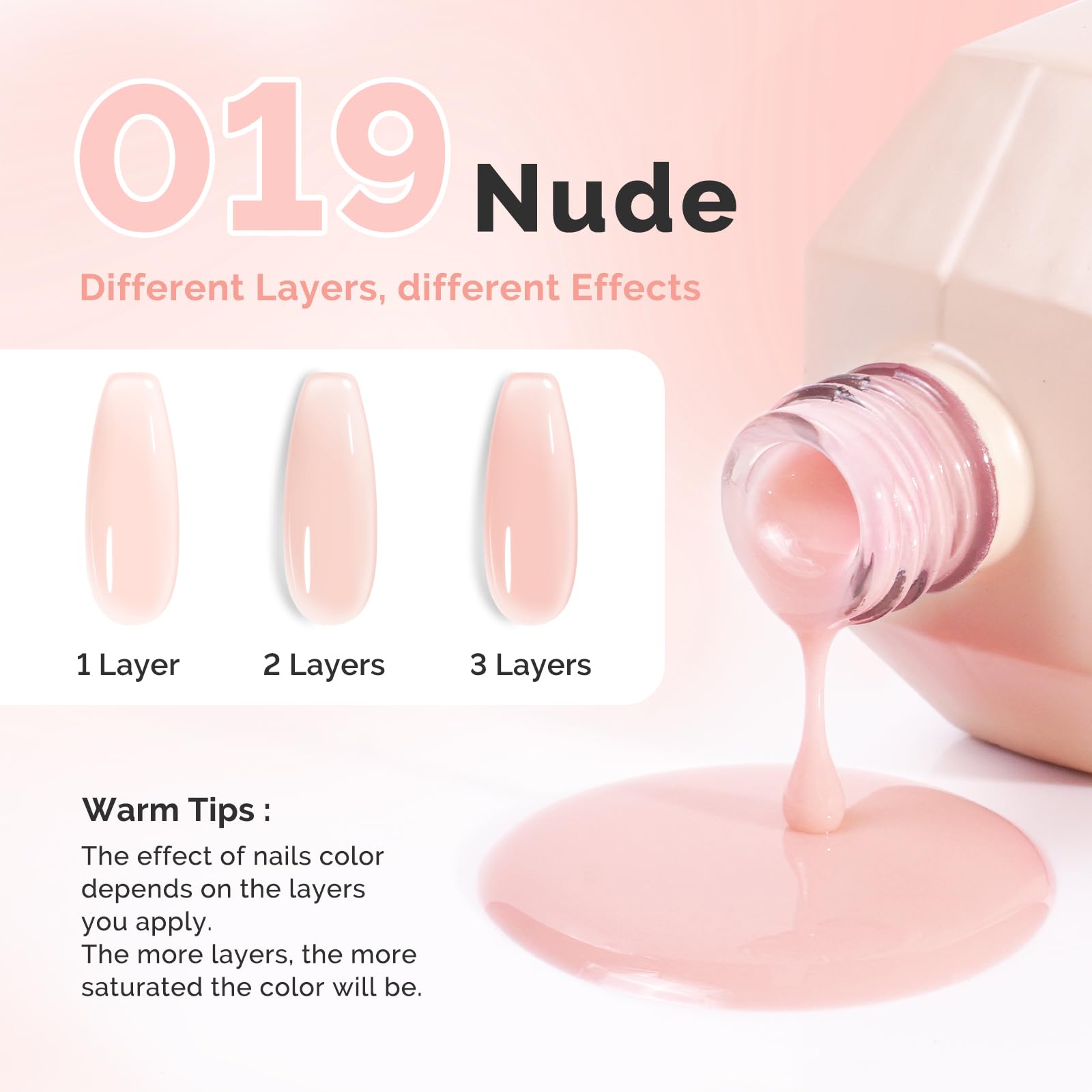 Foto 7 pulgar | Gel Base De Uñas Builder Melodysusie Nude Soak Off Uv - Venta Internacional.