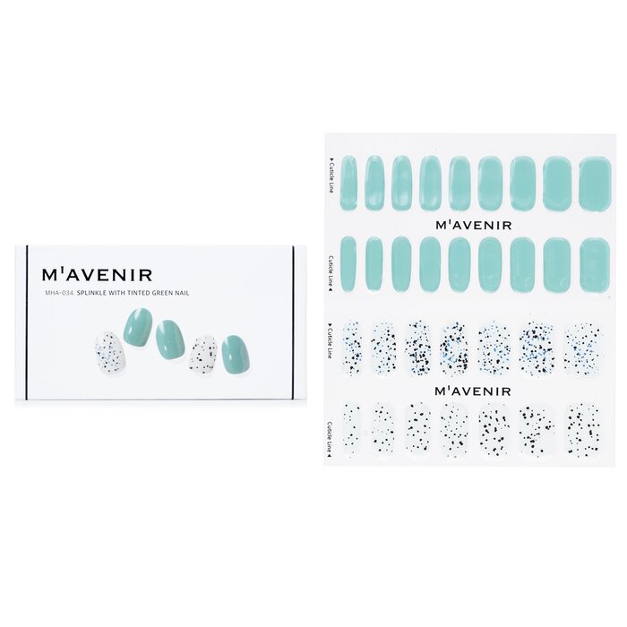 Adhesivo para Uñas Mavenir Spinkle Azul Con Tinte Verde-Venta Internacional