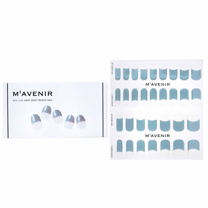 Adhesivo para Uñas Mavenir Blue Grey Deep French Art-Venta Internacional