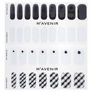 Foto 3 | Adhesivo para Uñas Mavenir White Black Shepherd Check Nail Art-Venta Internacional