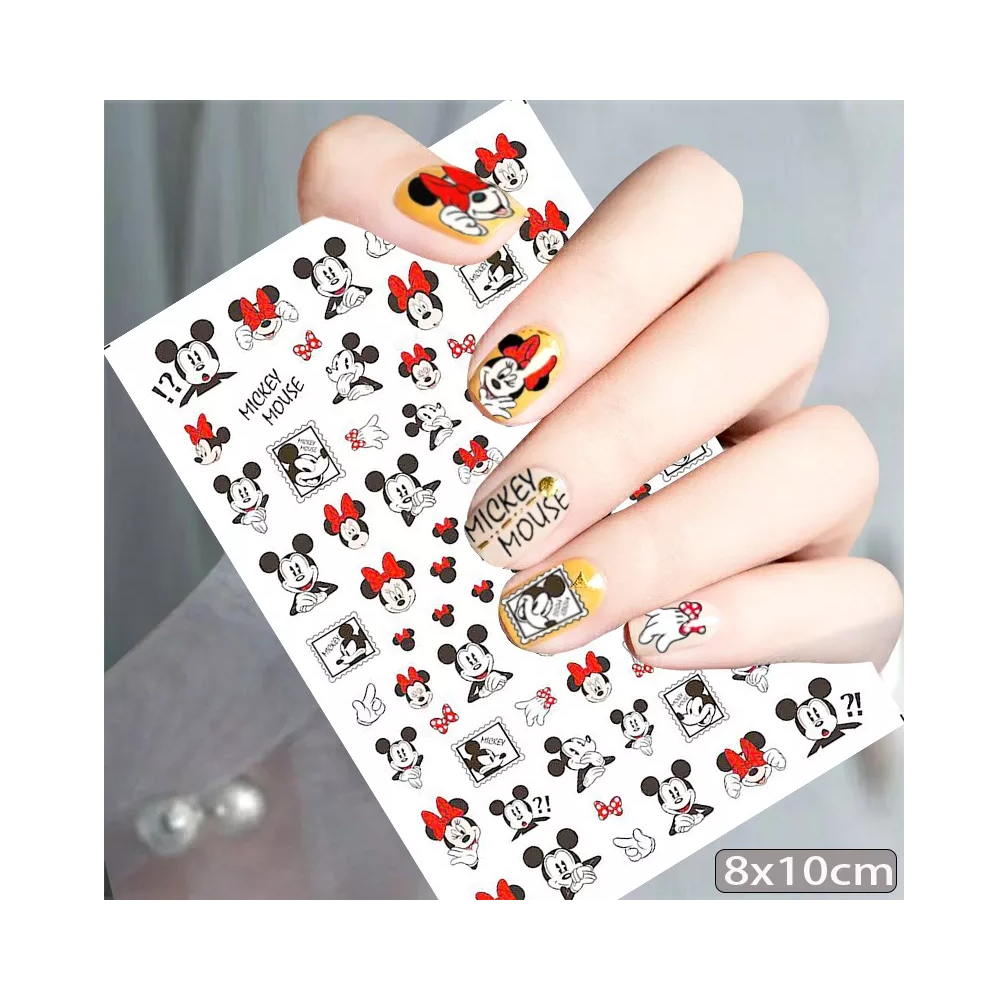 Foto 6 pulgar | Stickers Belug para Uñas de Mickey Mouse 1000 Piezas