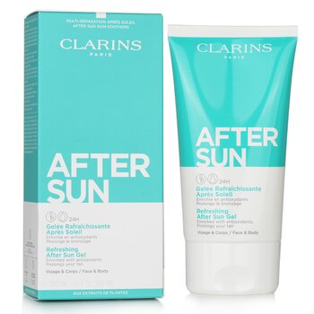 Foto 4 pulgar | Gel Para Después Del Sol Clarins, Refrescante Para Rostro Y Cuerpo, 150 Ml - Venta Internacional.